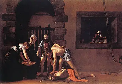 The Decapitation of Saint John the Baptist Caravaggio